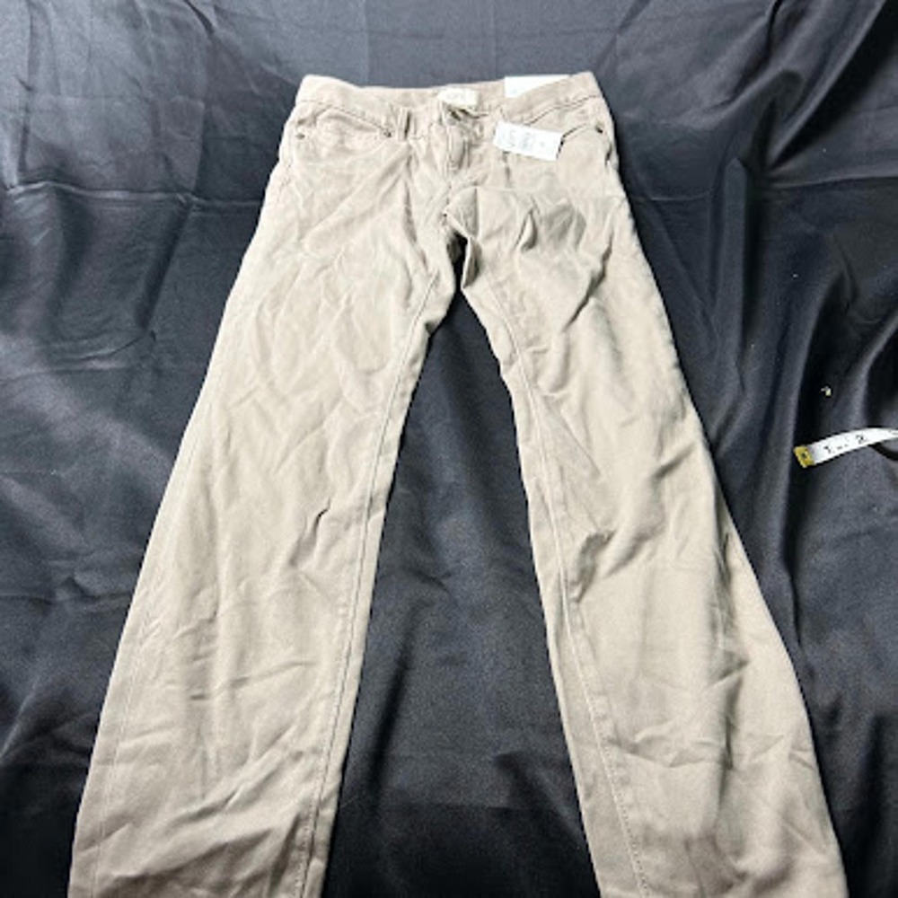 Ann Taylor LOFT Corduroy Pants Tan Khaki Straight Leg Low Rise Size 4 NWT